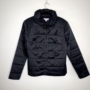 St John Sport By Marie Gray Vintage Rolled Collar Quilted Jacket designer